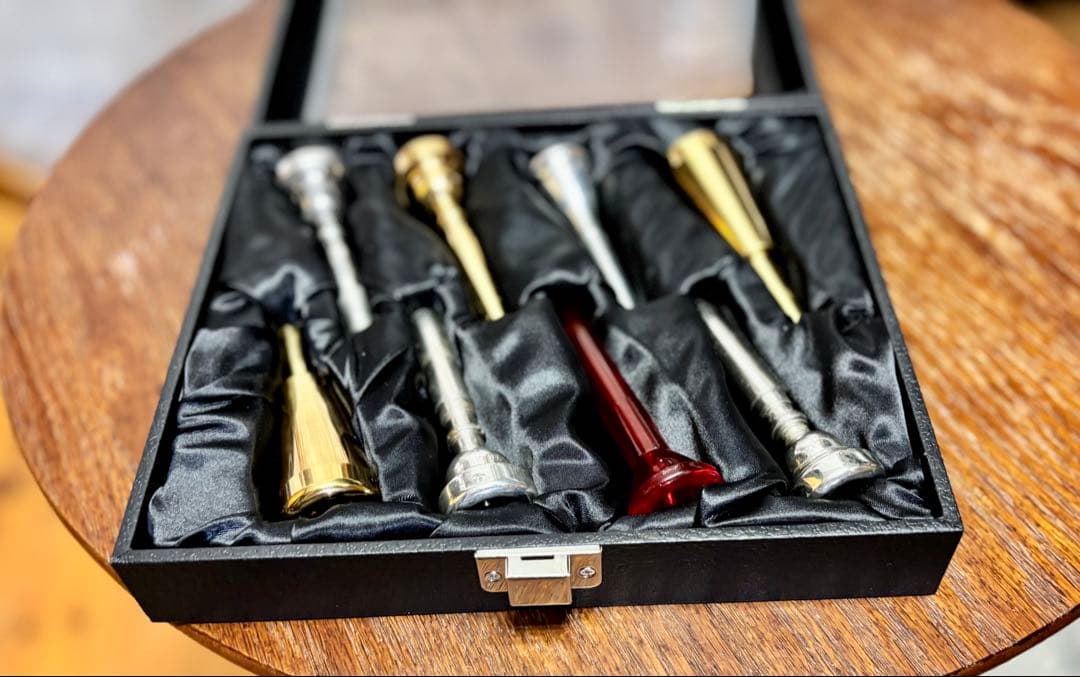 【新品】トランペット&ホルンマウスピース収納ケース（保管用）