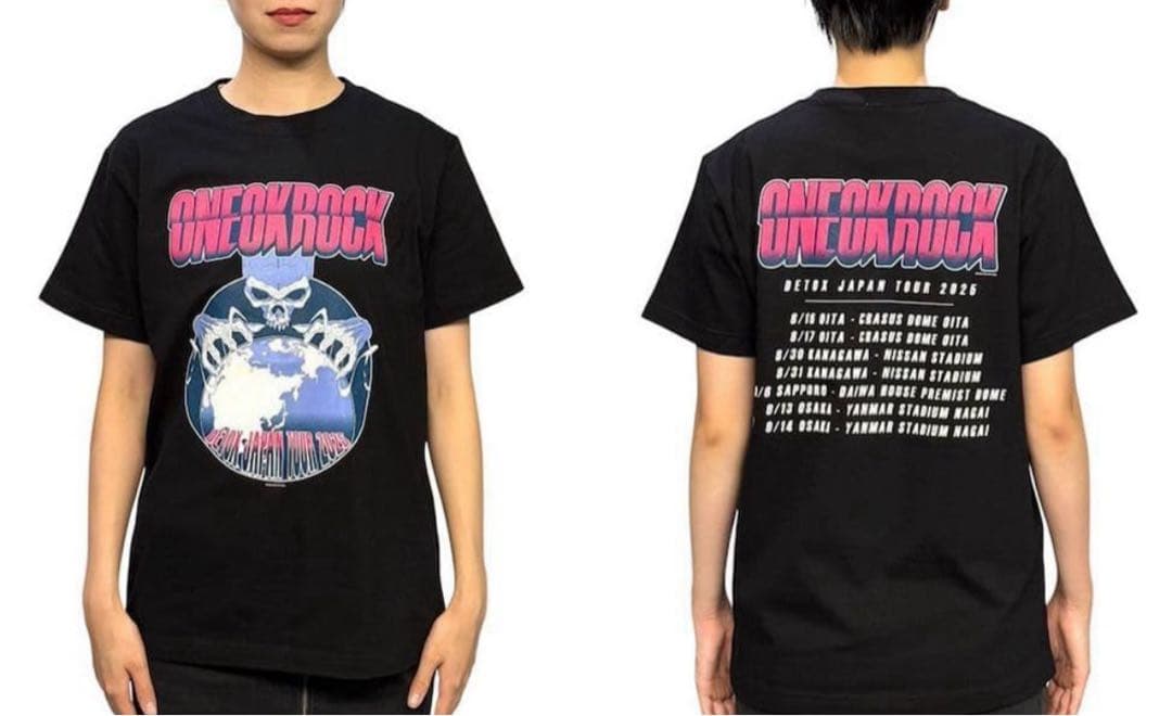 【新品】ONE OK ROCK DETOX 2025 ツアー Tシャツ M