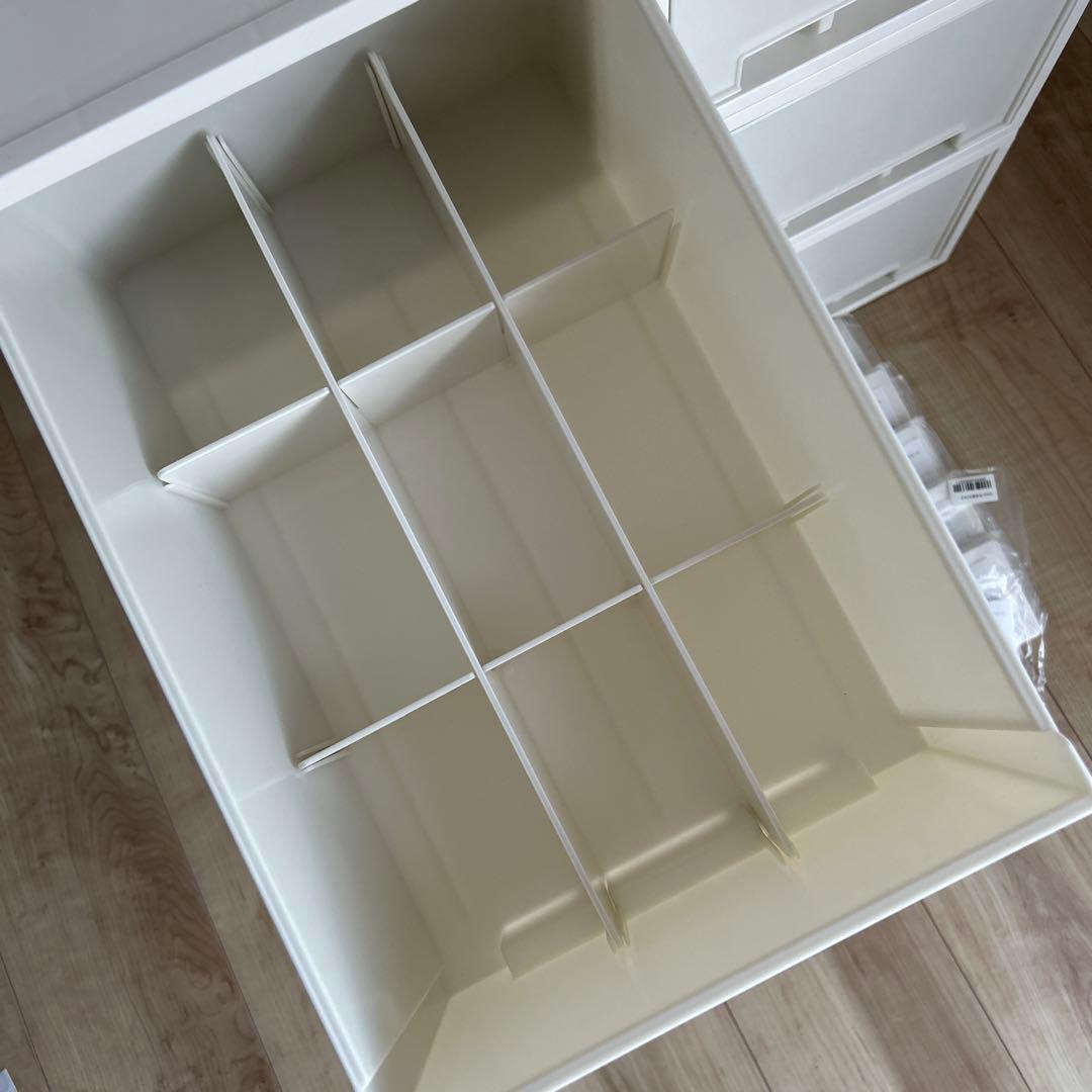 新品 KEYUKA ケユカ 収納ケース 衣類ケース 仕切Clotze Sサイズ②