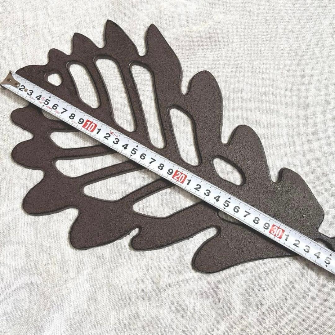 アイアン ガーデンオブジェ　ステップストーン 植物柄　エッシャーデザイン