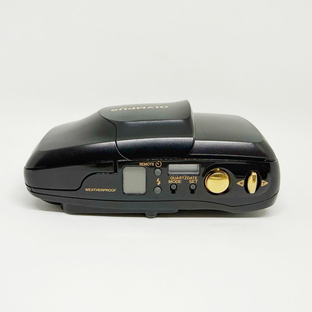 OLYMPUS μ ZOOM DELUXE ブラック&ゴールド オリンパス