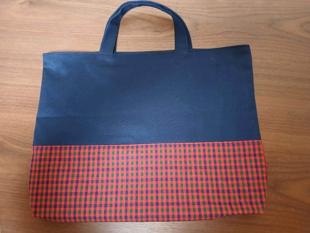 専用です＊バッグセット、ネックストラップ　チェック緑　3点