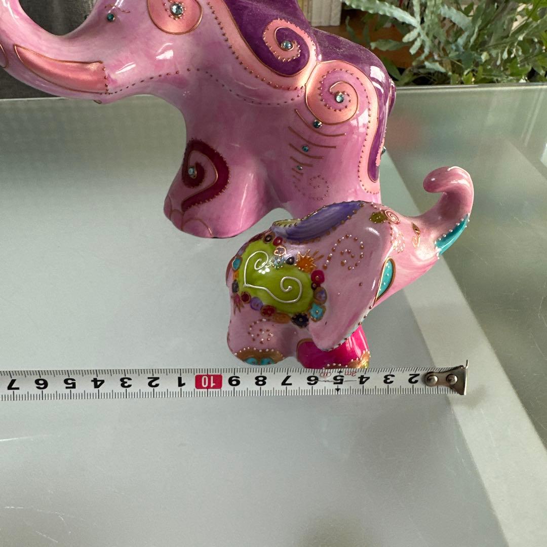 ソワジック　象　elephant soizick 置き物　フランス製　2つセット