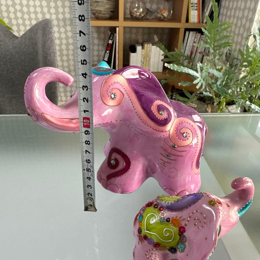 ソワジック　象　elephant soizick 置き物　フランス製　2つセット