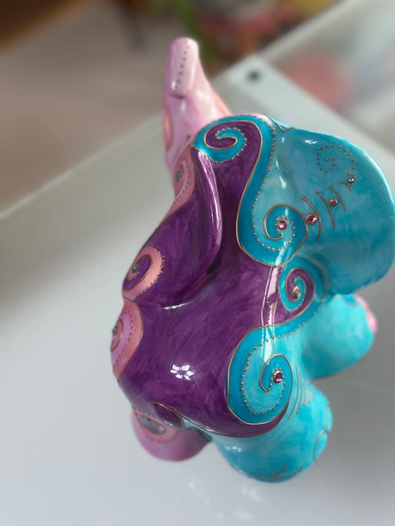 ソワジック　象　elephant soizick 置き物　フランス製　2つセット