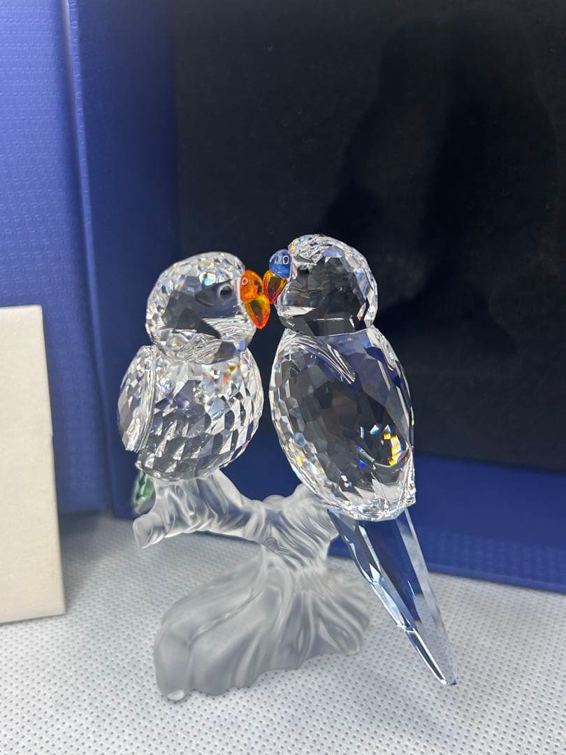 SWAROVSKI スワロフスキー セキセイインコ 鳥