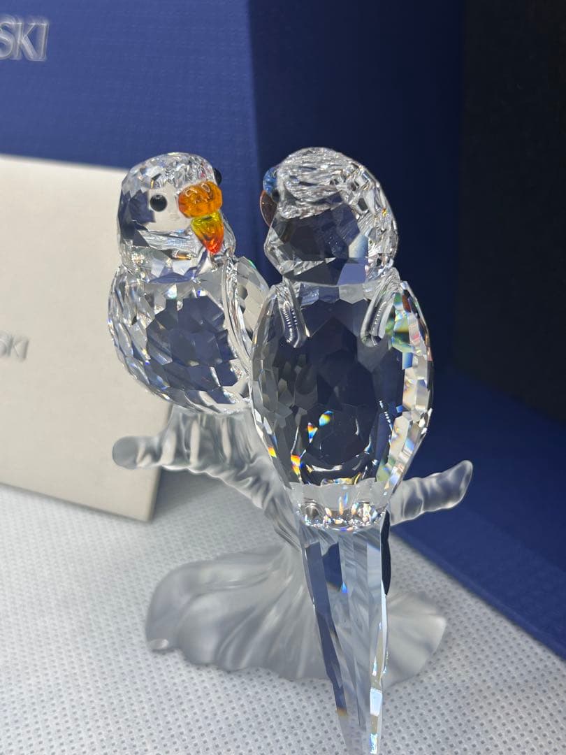 SWAROVSKI スワロフスキー セキセイインコ 鳥