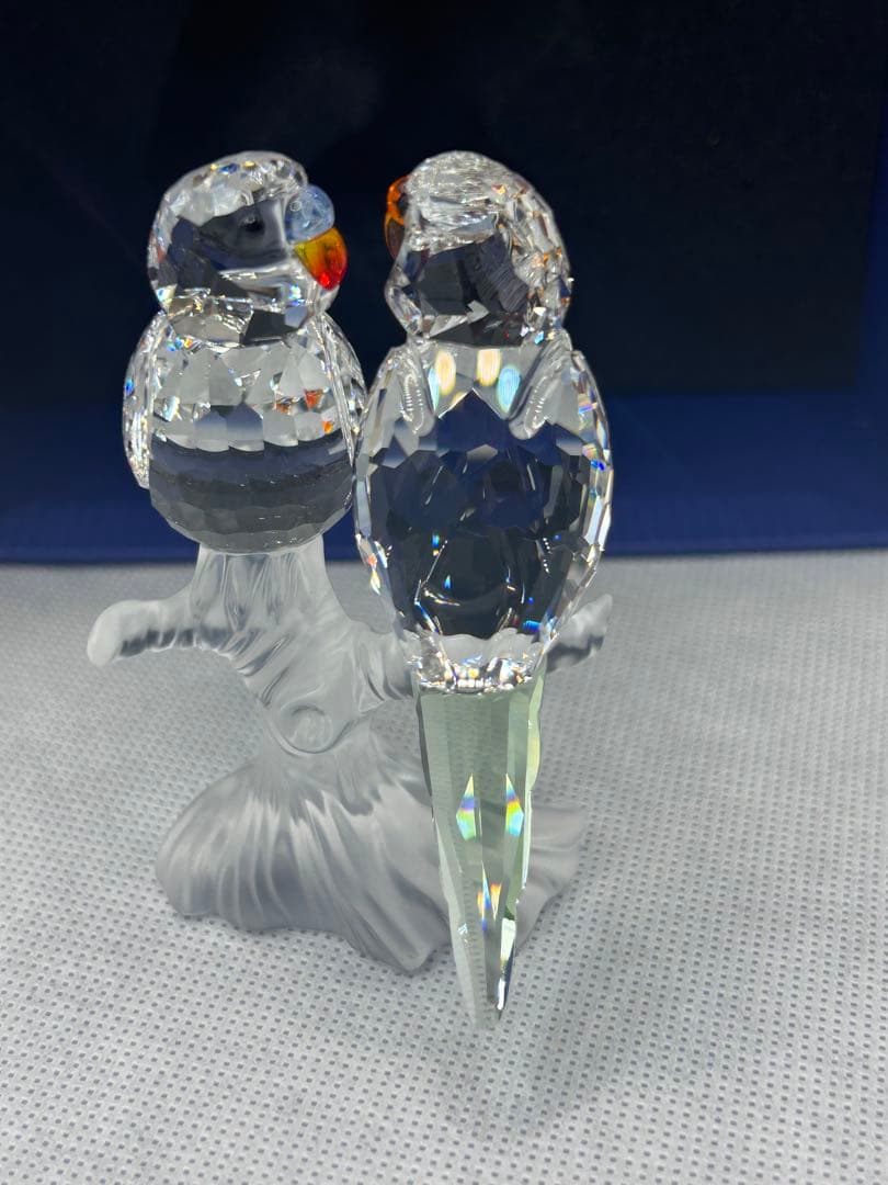 SWAROVSKI スワロフスキー セキセイインコ 鳥