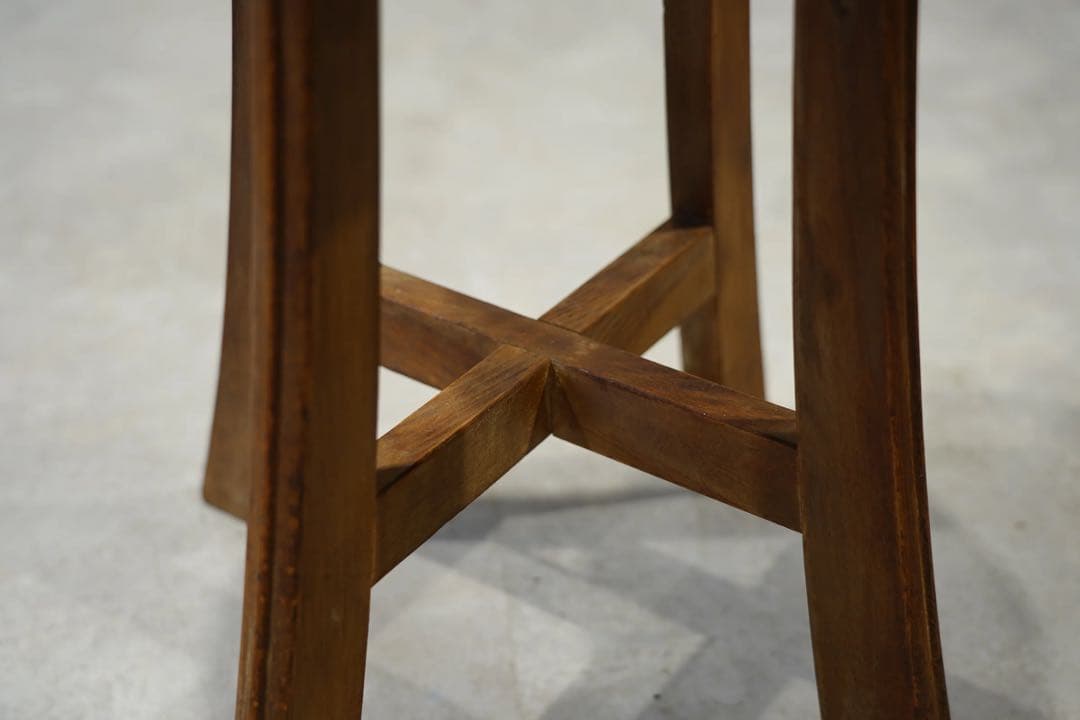 スツール　Japan vintage 古木　アンティーク　木製　レトロ　丸椅子