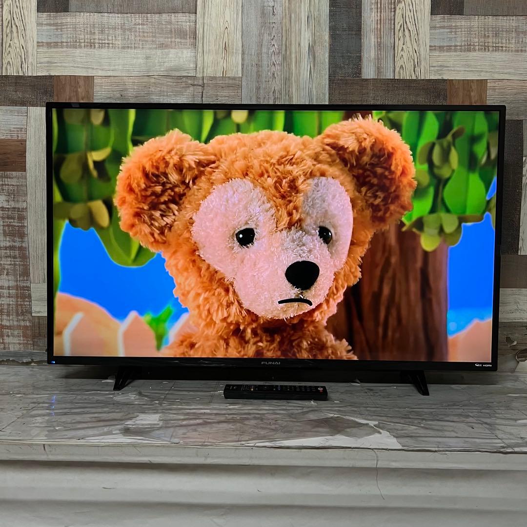 即日受渡❣️全国送フナイ4K43V型地上・BS・110度CSテレビ外付HDD対応