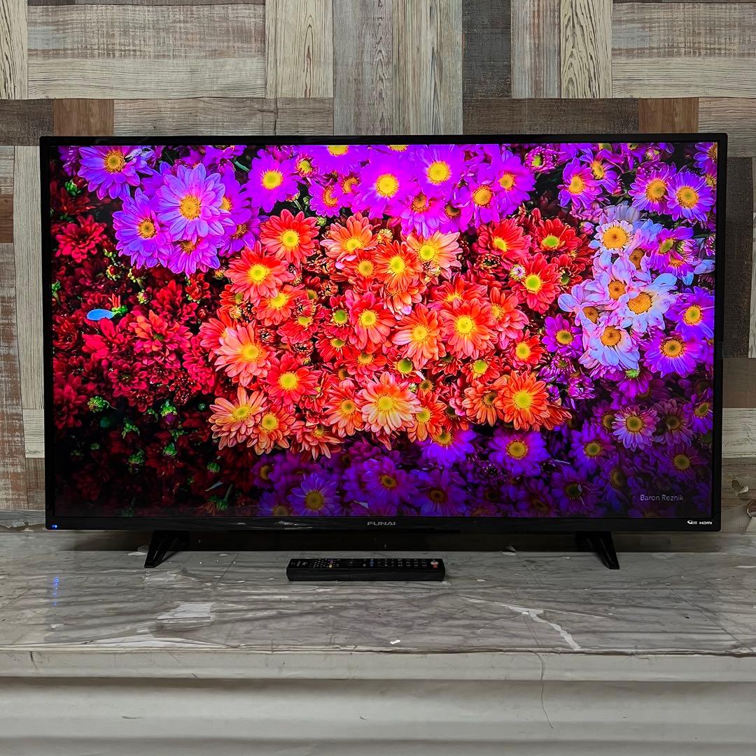 即日受渡❣️全国送フナイ4K43V型地上・BS・110度CSテレビ外付HDD対応