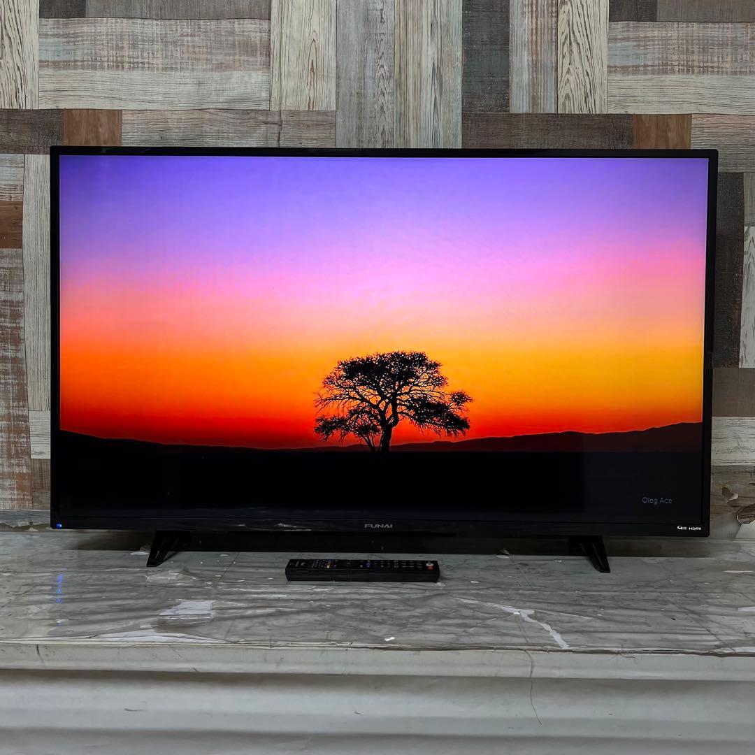 即日受渡❣️全国送フナイ4K43V型地上・BS・110度CSテレビ外付HDD対応