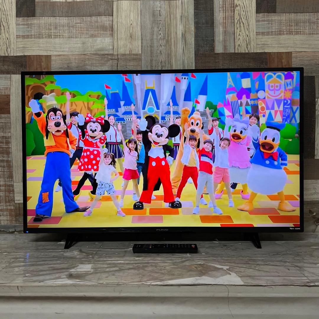 即日受渡❣️全国送フナイ4K43V型地上・BS・110度CSテレビ外付HDD対応