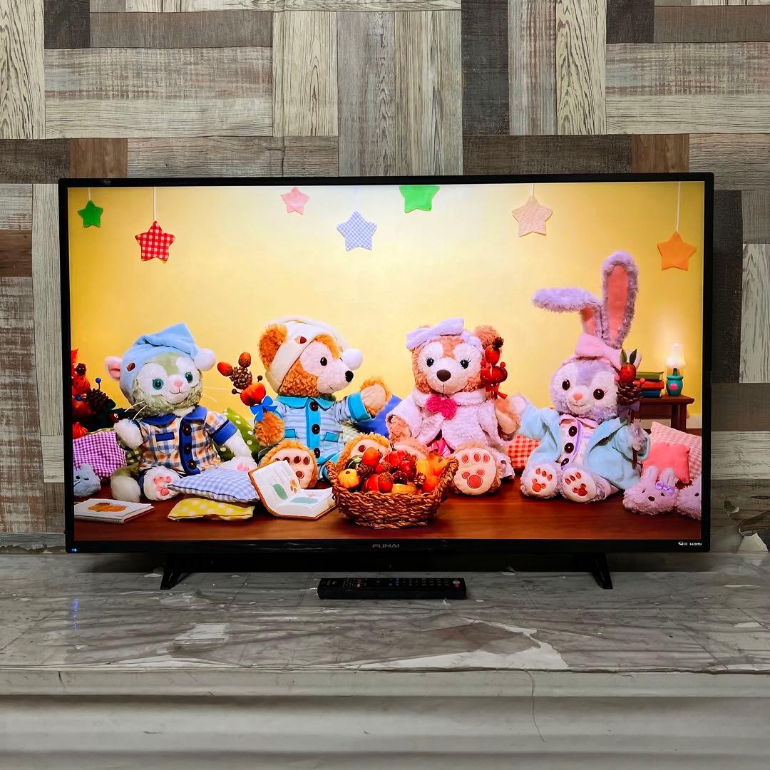 即日受渡❣️全国送フナイ4K43V型地上・BS・110度CSテレビ外付HDD対応