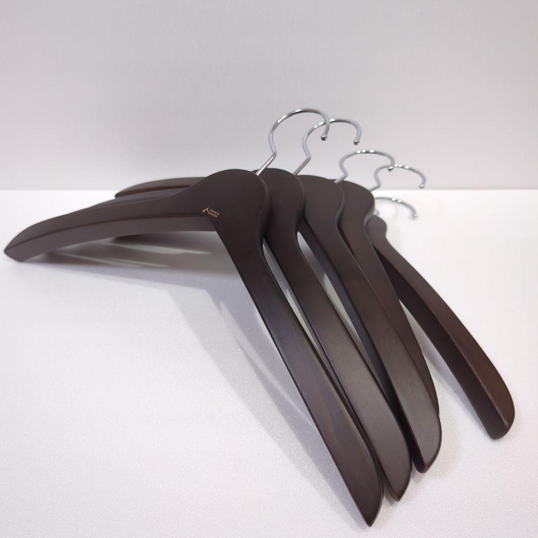 NAKATA HANGER スモークブラウン シャツハンガー 5本セット 01