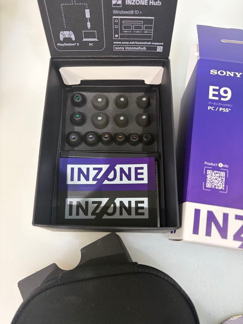 SONY INZONE E9 有線イヤホン　イヤピース付き