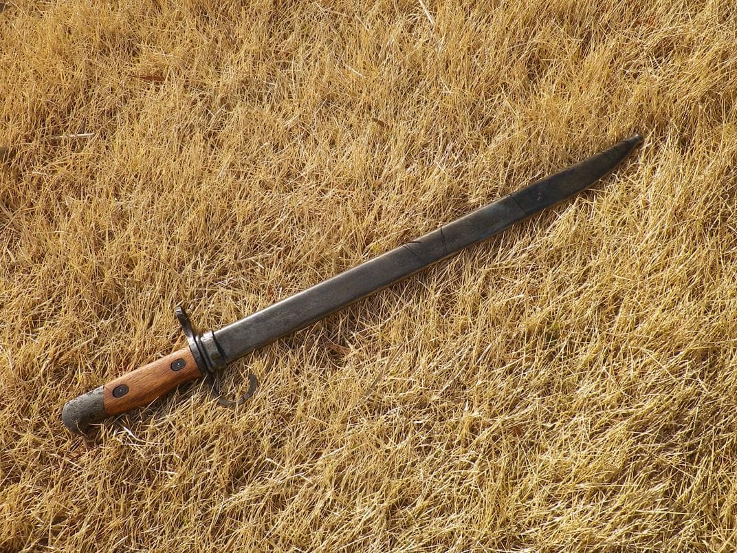 旧日本軍　三十年式　銃剣　模造刀　刃無　骨董品