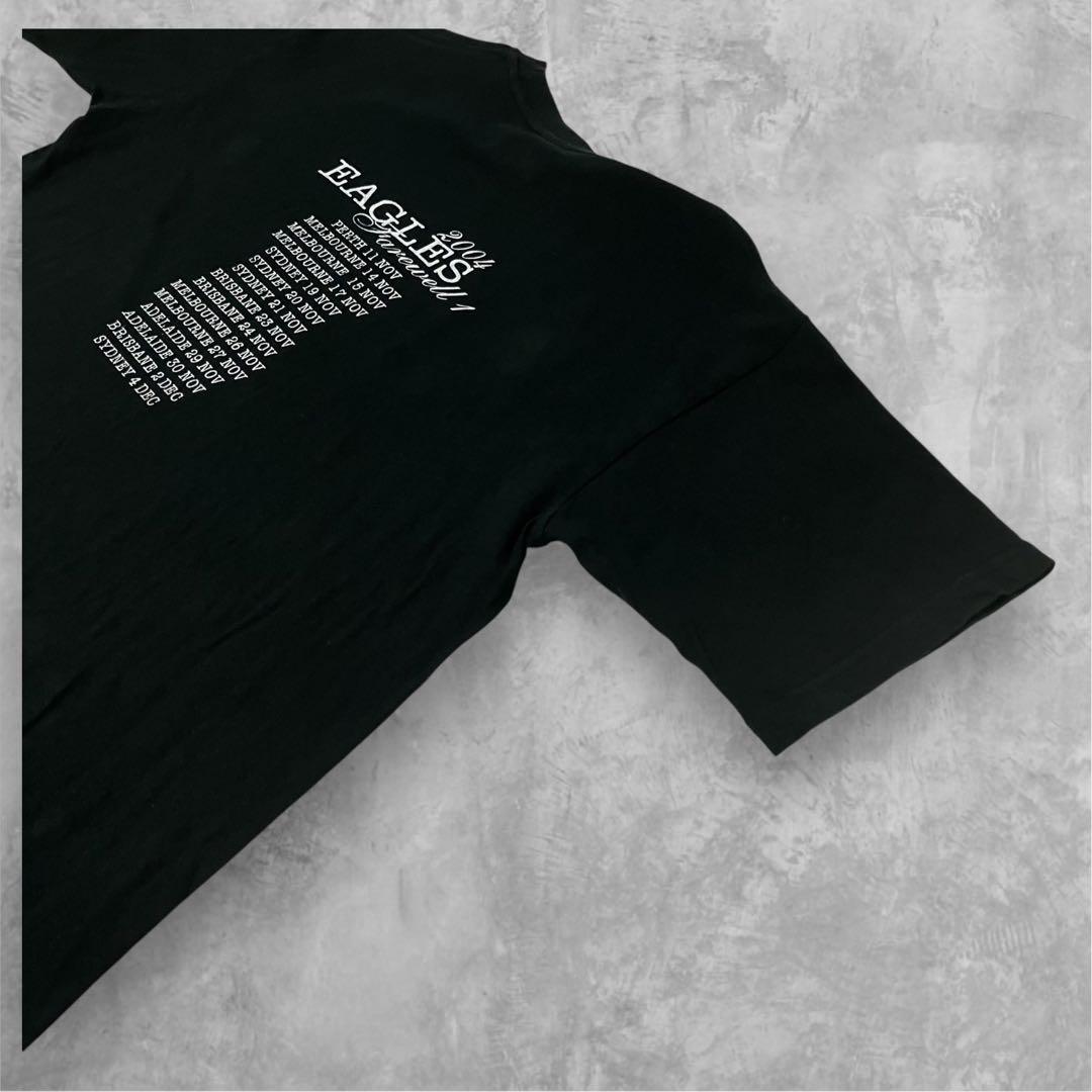 EAGLES Farewell 1 2004 ツアーT 黒 M バンドT 古着