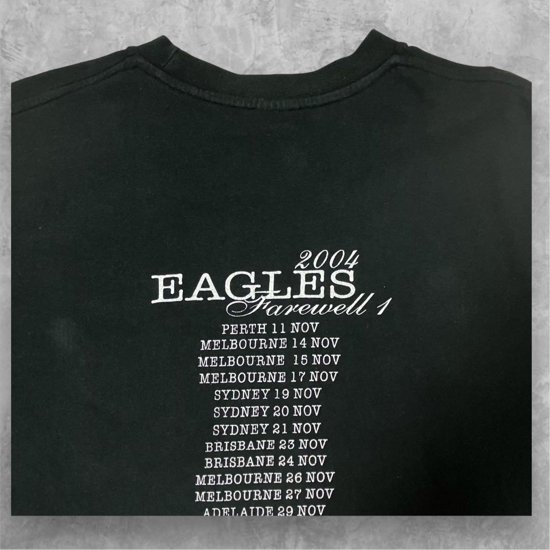 EAGLES Farewell 1 2004 ツアーT 黒 M バンドT 古着