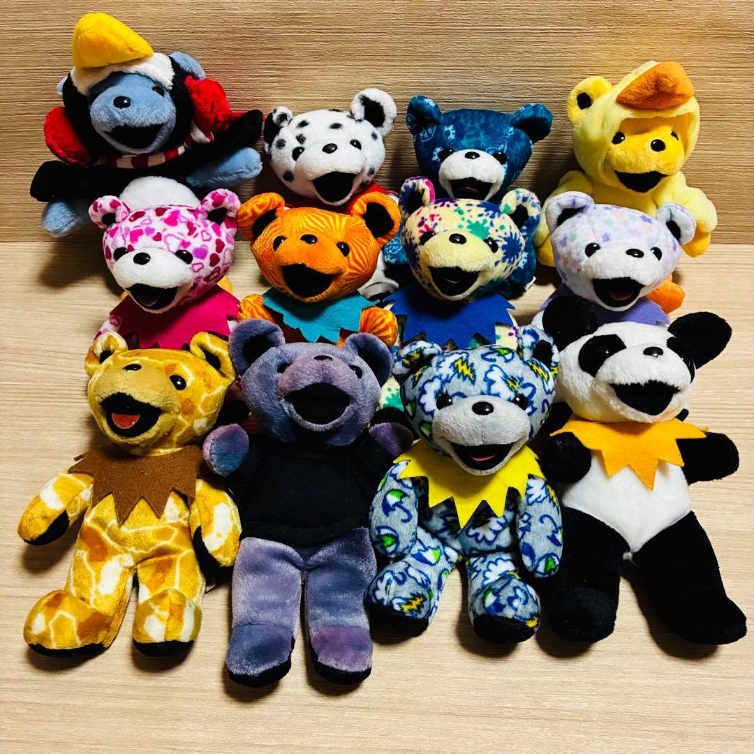 D-2351 グレイトフル・デッド ビーンベア 7インチ 12体セット