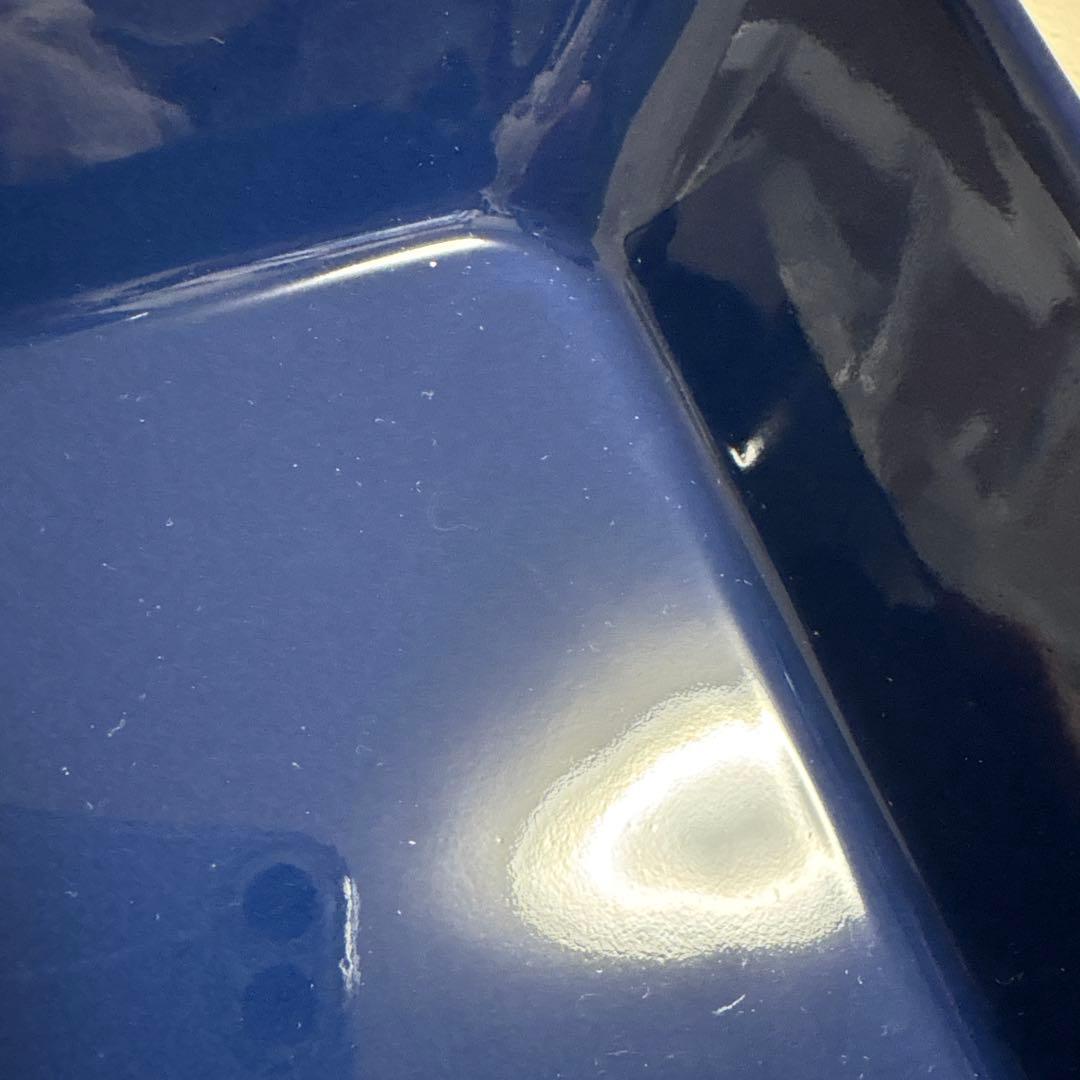 専用　訳あり 新品 イッタラ ティーマ ブルー スクエアプレートフィンランド製