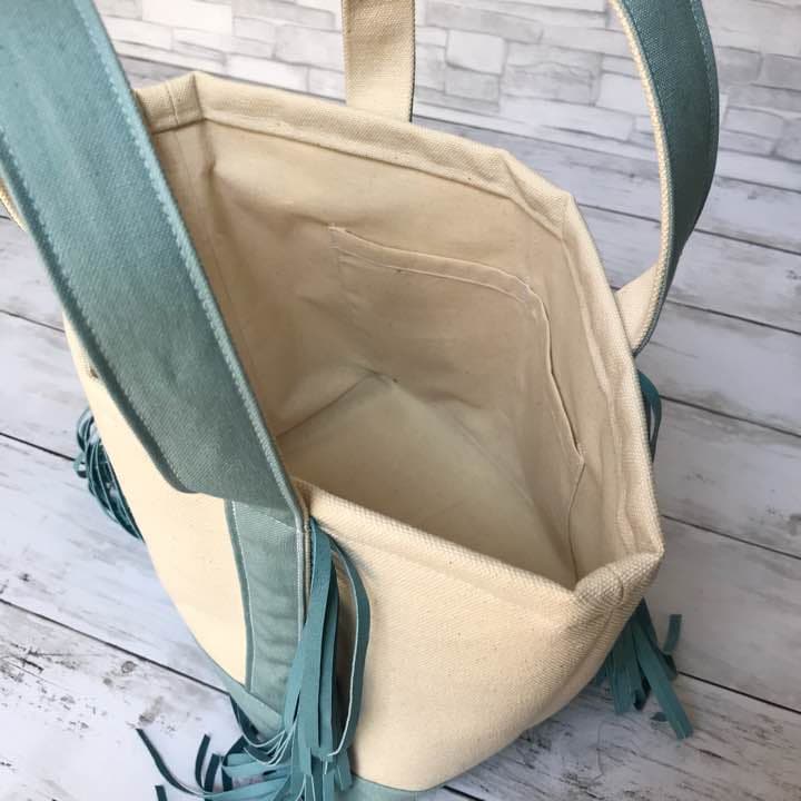 オーダー受付中.*・゜ トートバッグ ミニトート フリンジバッグ