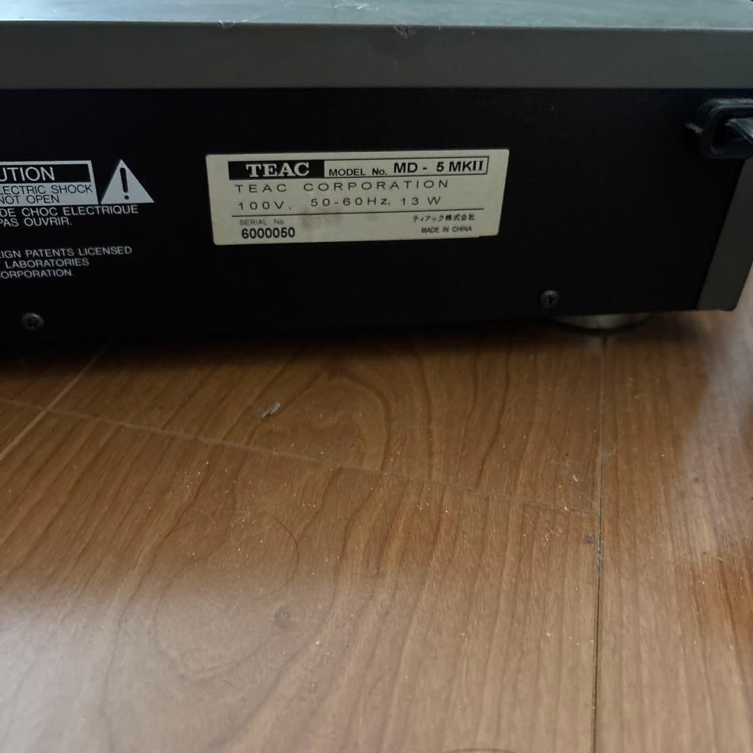 TEAC MDデッキ MD-5MKII