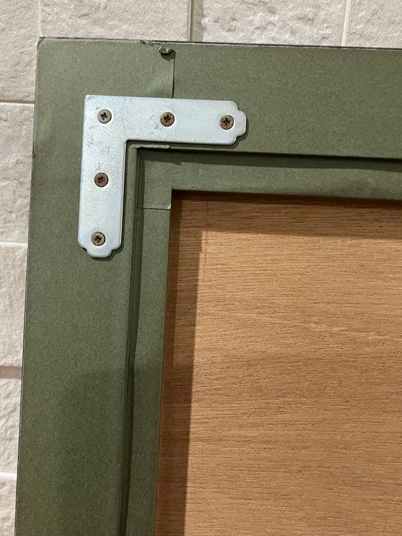 手渡し希望　倭画　真作　棟方志功作　「沙羅双樹頌図」 染作　私製領収証対応　大判