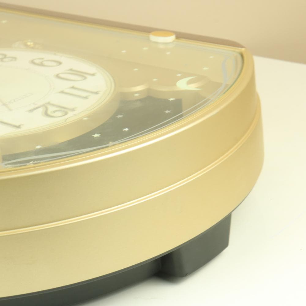 CITIZENシチズンパルミューズ4MN463-A　掛時計からくり時計　電波時計