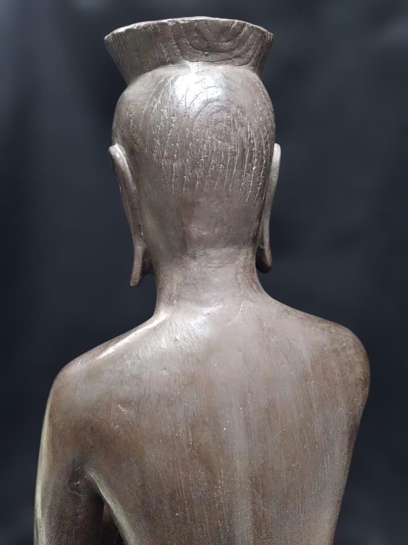 週末特価 広隆寺所蔵 国宝 宝冠弥勒 弥勒菩薩半跏思惟像 樹脂製 大型レプリカ