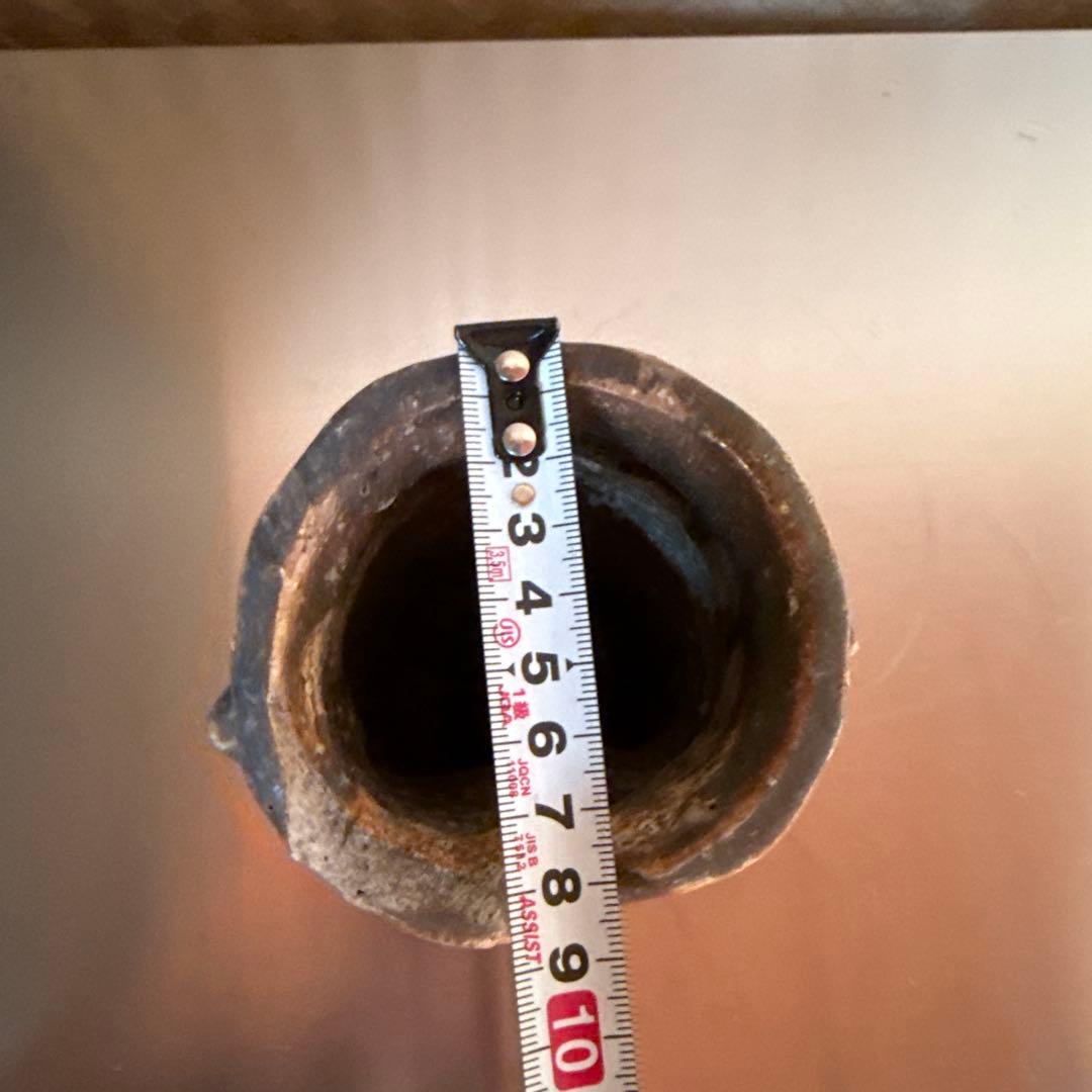 信楽焼き　古美術　花入