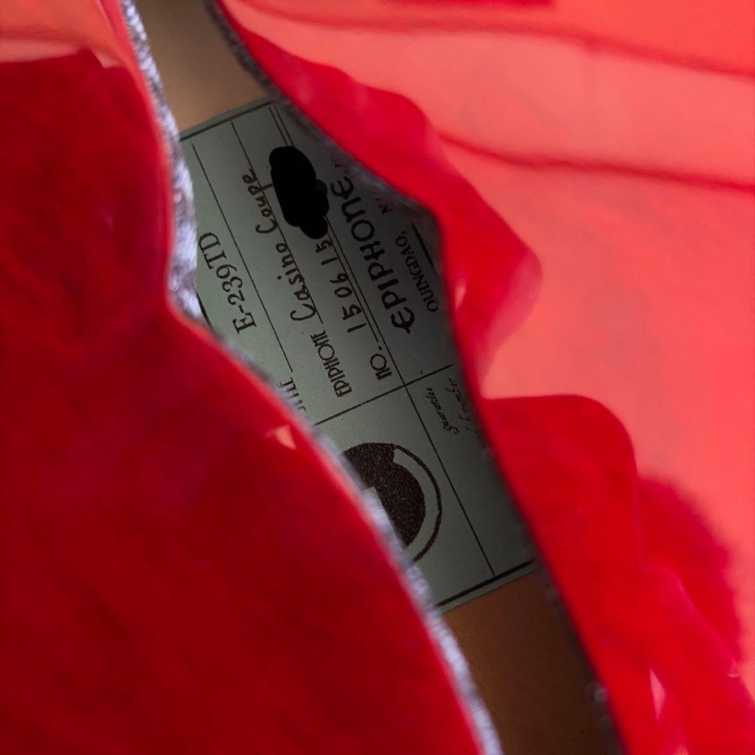 【中古】Epiphone Casino Coupe Cherry カジノ クーペ