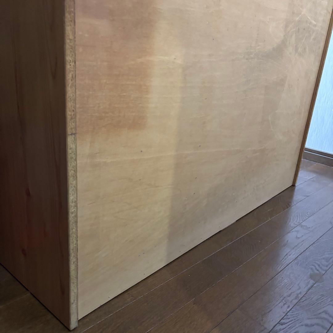 木製タンス 洋服タンス レトロ ブラウン 4段