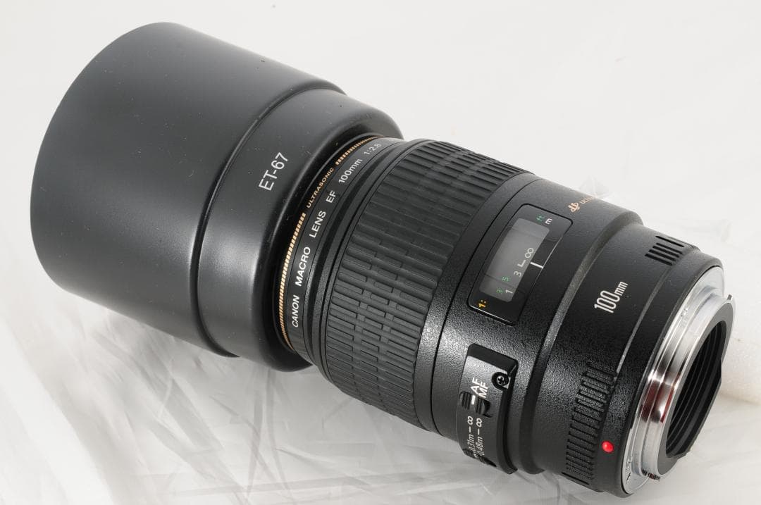 【中望遠マクロレンズ】Canon EF 100mm F2.8 USM オマケ多