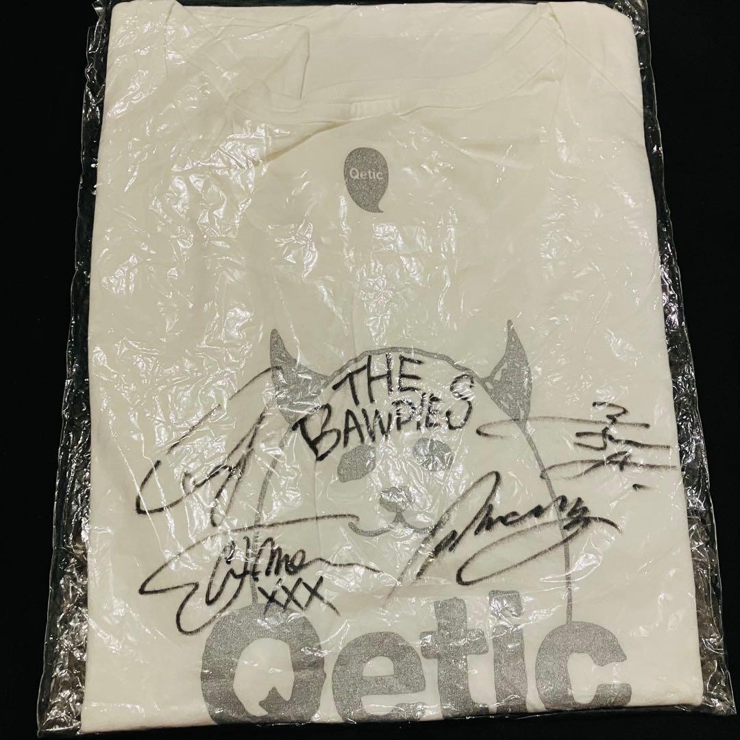 THE BAWDIES サイン入り Tシャツ ホワイト Mサイズ