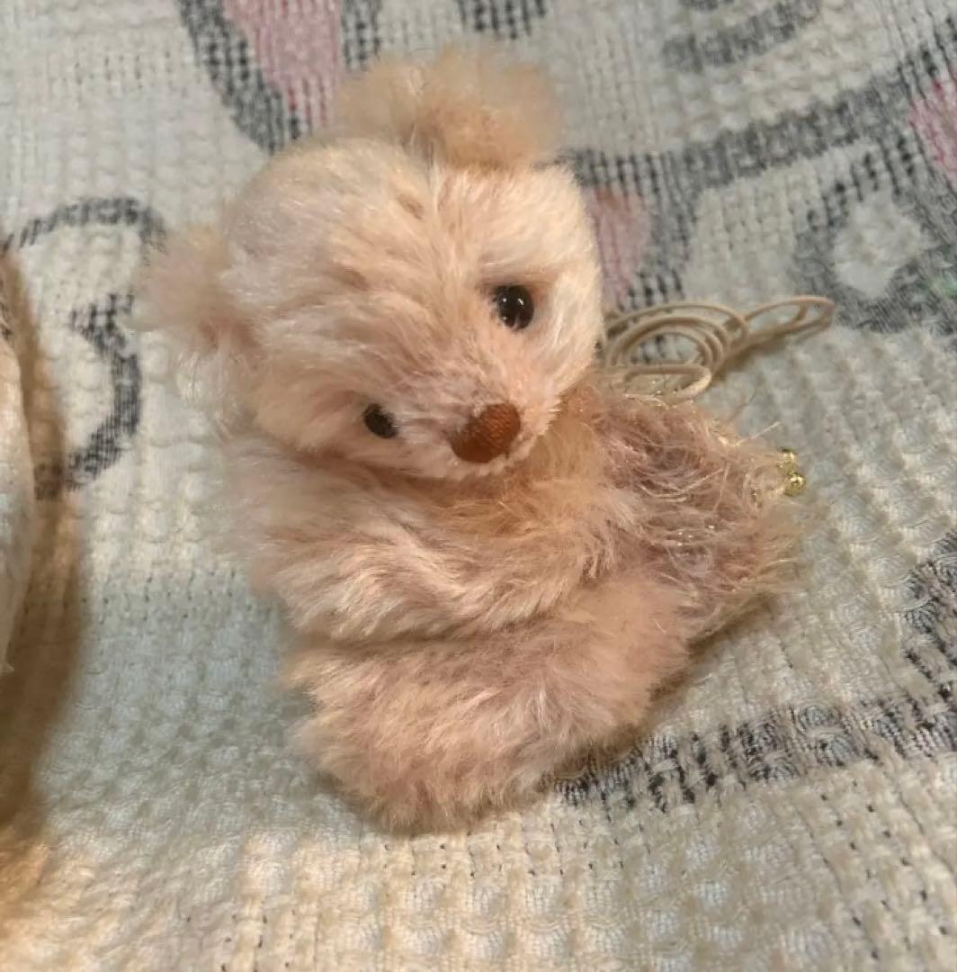 テディベア作家　ぬいぐるみ　がま口　中古品　作者不明