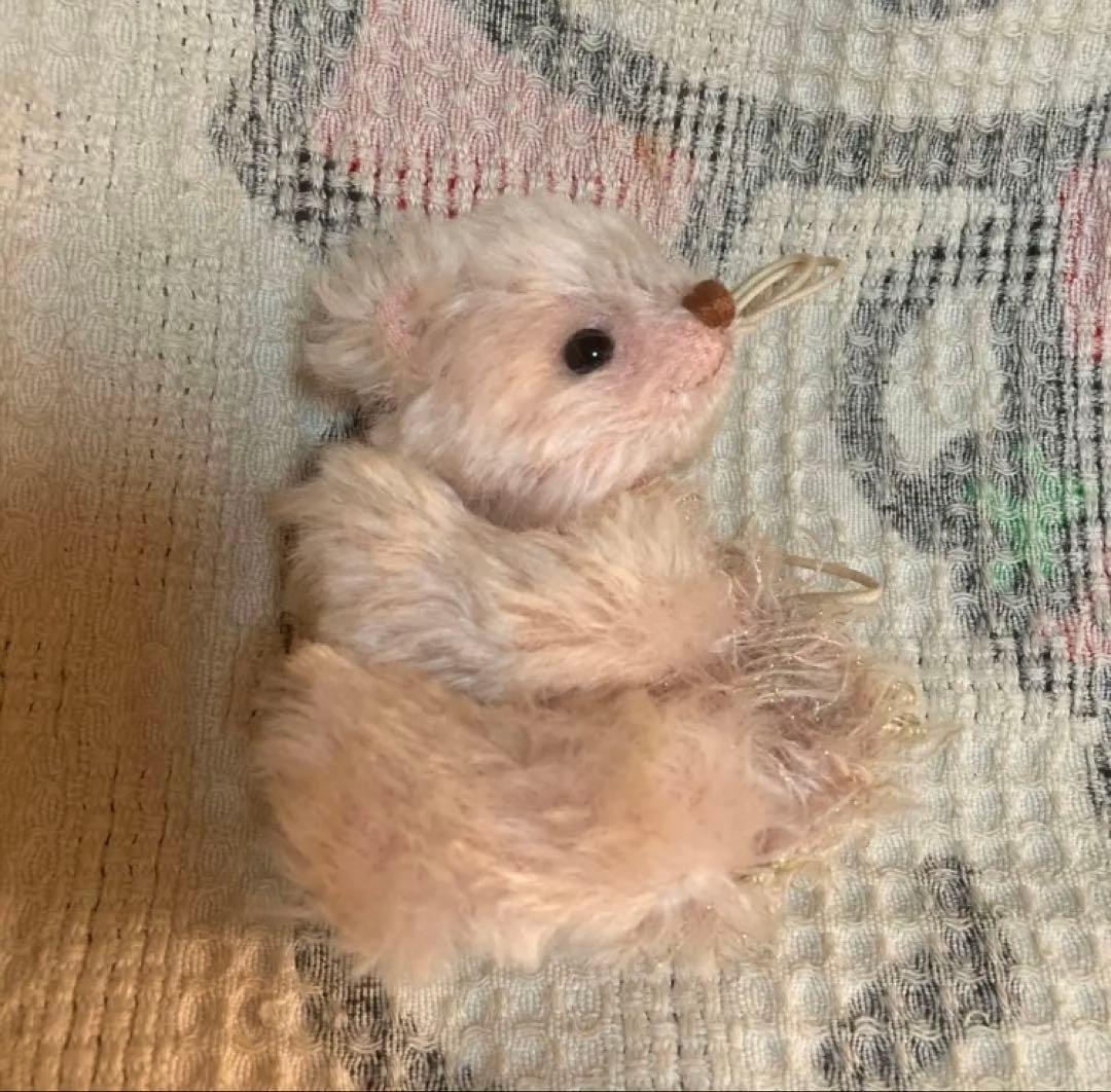 テディベア作家　ぬいぐるみ　がま口　中古品　作者不明