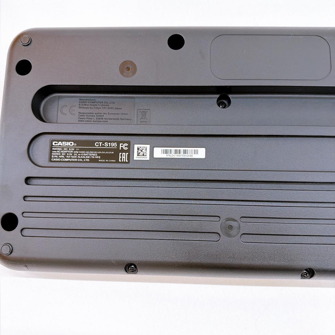 【極美品】CASIO カシオ 電子キーボード Casiotone CT-S195