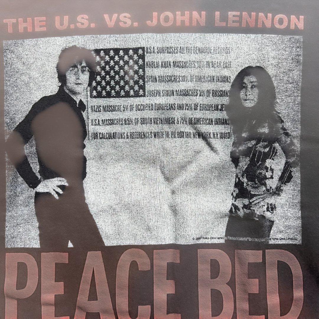 ジョン・レノン PEACE BED Tシャツ、マスターマインド日本製