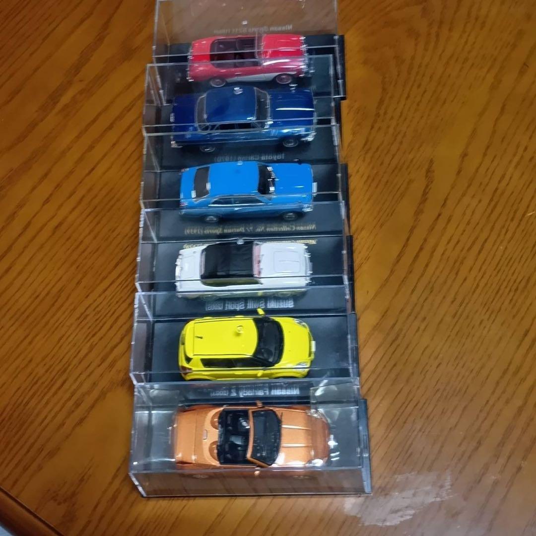 【6台セット】国産・日産名車コレクション 1/43 スイフト　グロリア　他