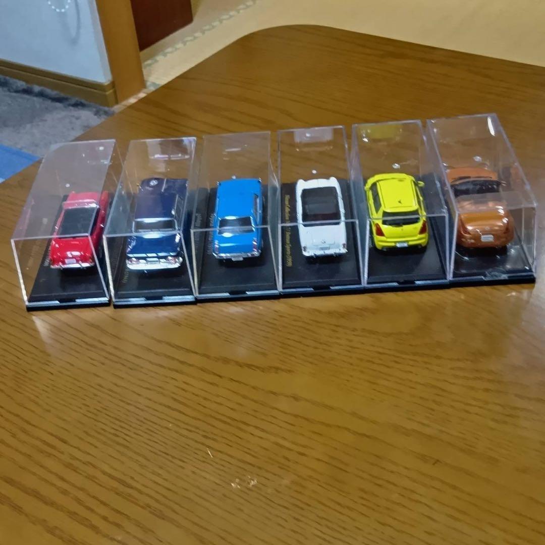 【6台セット】国産・日産名車コレクション 1/43 スイフト　グロリア　他