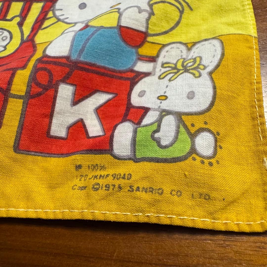 【超希少】昭和レトロ サンリオ ハンカチ 9枚セット 1960〜70年代 当時物