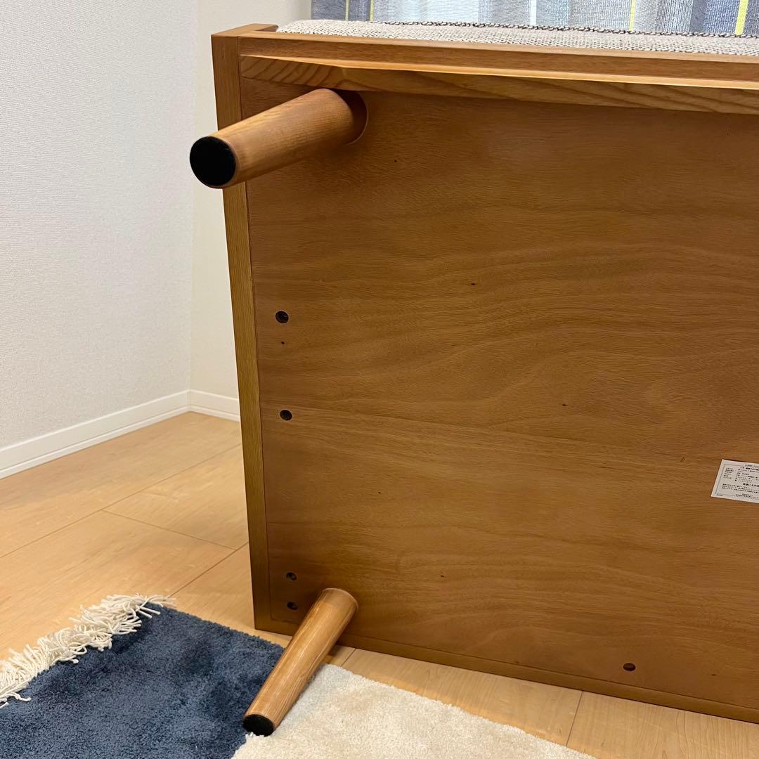 【2026年1月購入】unico ALBERO 2人掛けソファ＋オットマン