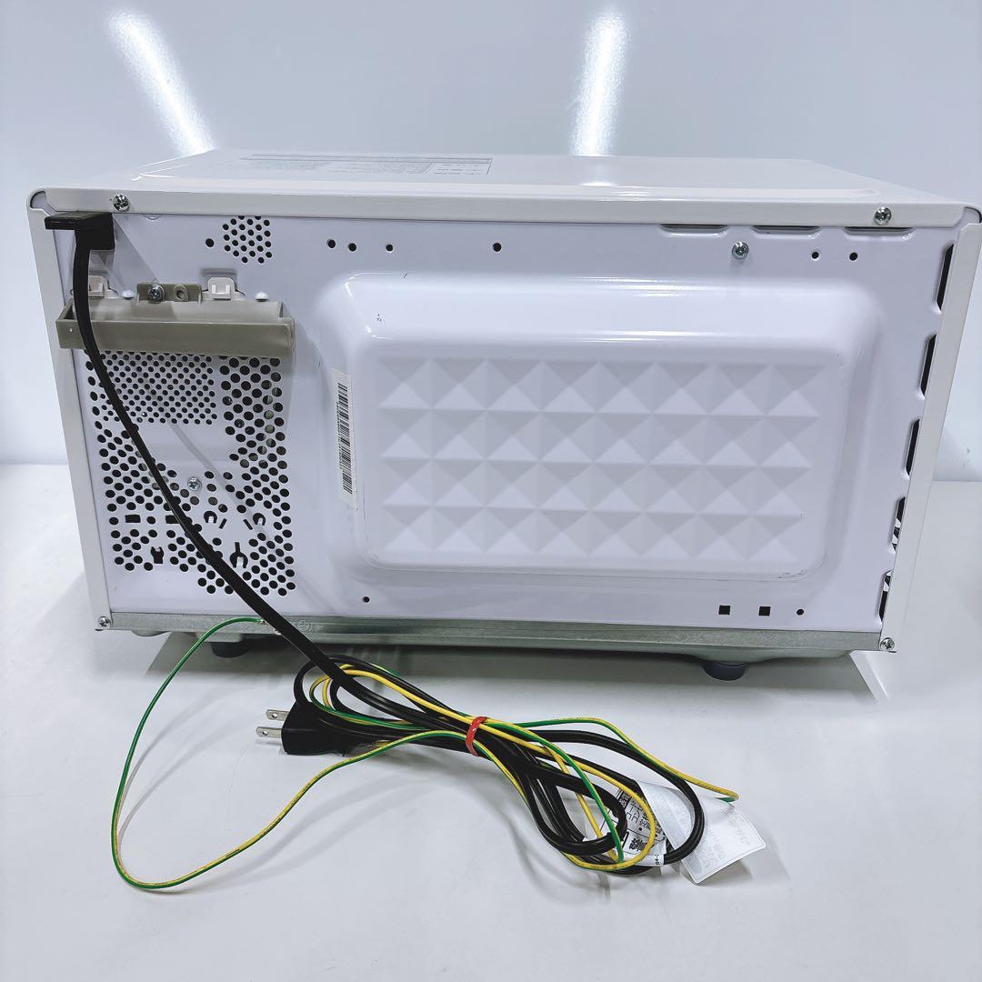 ③日立 ハイパワー フラット電子レンジ2021年製 簡単シンプルすぐ温まる！