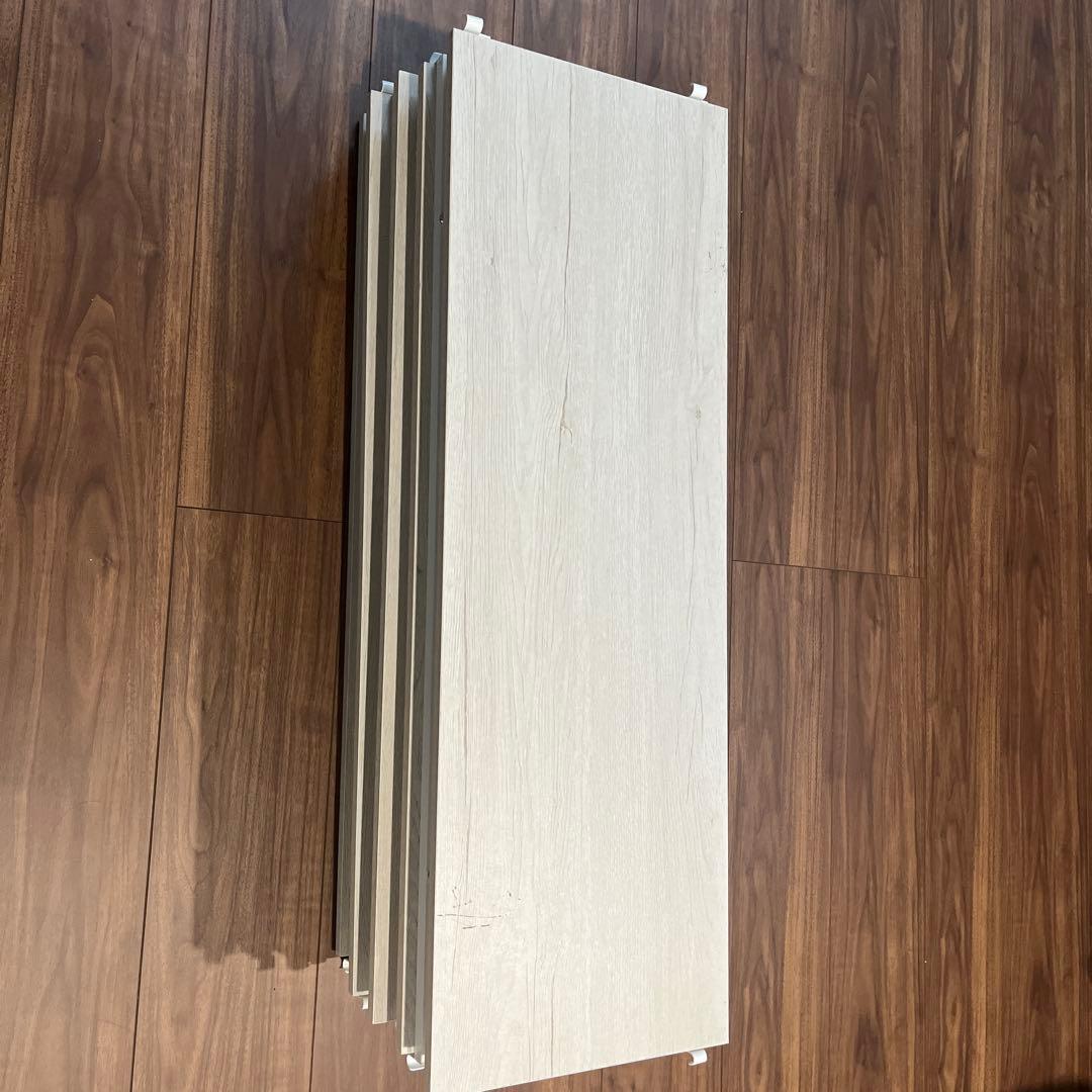 ニトリ　突っ張り壁面収納Nポルダ 240cm3連セット
