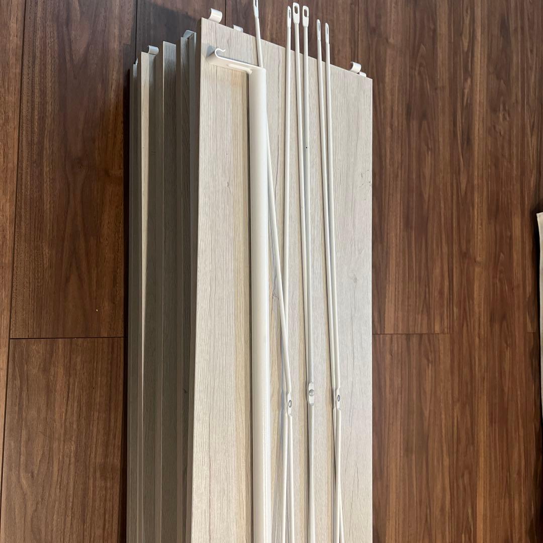 ニトリ　突っ張り壁面収納Nポルダ 240cm3連セット