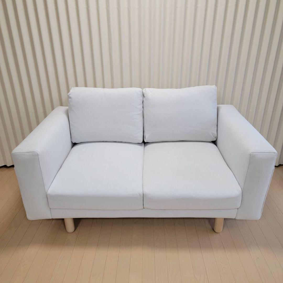 地域限定送料込み IKEA NORSBORG ノルスボリ　2人掛けソファ