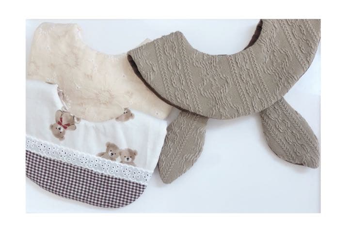 ハンドメイドスタイ　オーダースタイ　きなこもち様