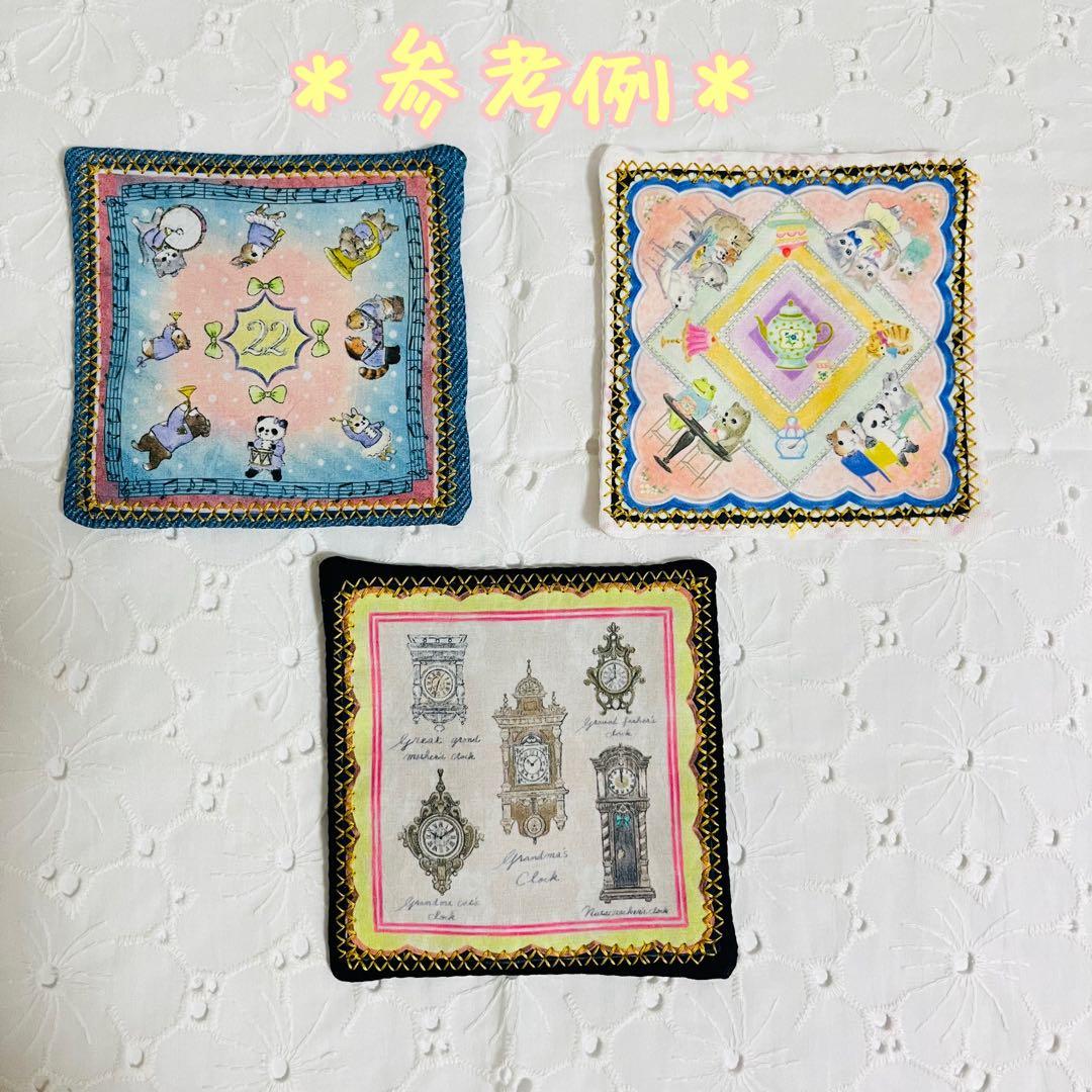 新柄'ユキエモンyukiemon'アイシングクッキー'ダブルファスナー通帳ポーチ