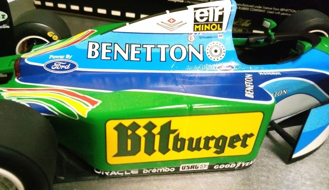 ミニチャンプス 1/18 F1 ベネトン B194 M.シューマッハ